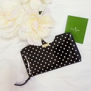 Kate Spade polka dot wallet